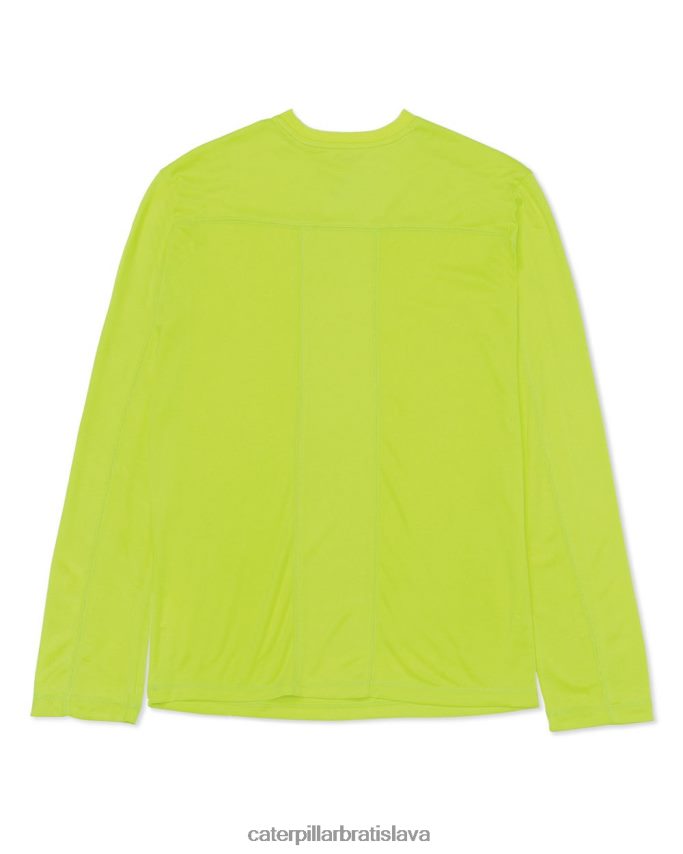 sk Caterpillar muži coolmax tričko s dlhým rukávom hi-vis žltá VLB4FN233 | topy a vrchné oblečenie