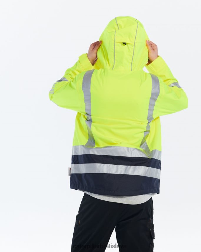 sk Caterpillar muži hi-vis bunda do dažďa hi-vis žltá VLB4FN220 | topy a vrchné oblečenie