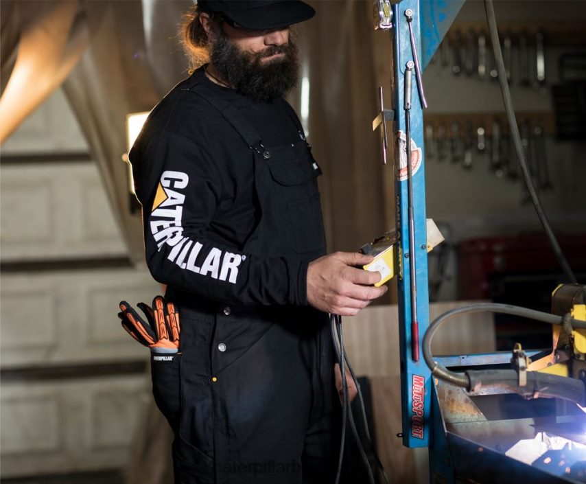 sk Caterpillar muži značkové tričko s dlhým rukávom čierna VLB4FN225 | topy a vrchné oblečenie