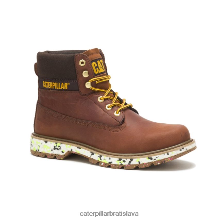 sk Caterpillar muži ecolorado topánka kožená hnedá VLB4FN192 | ležérne čižmy