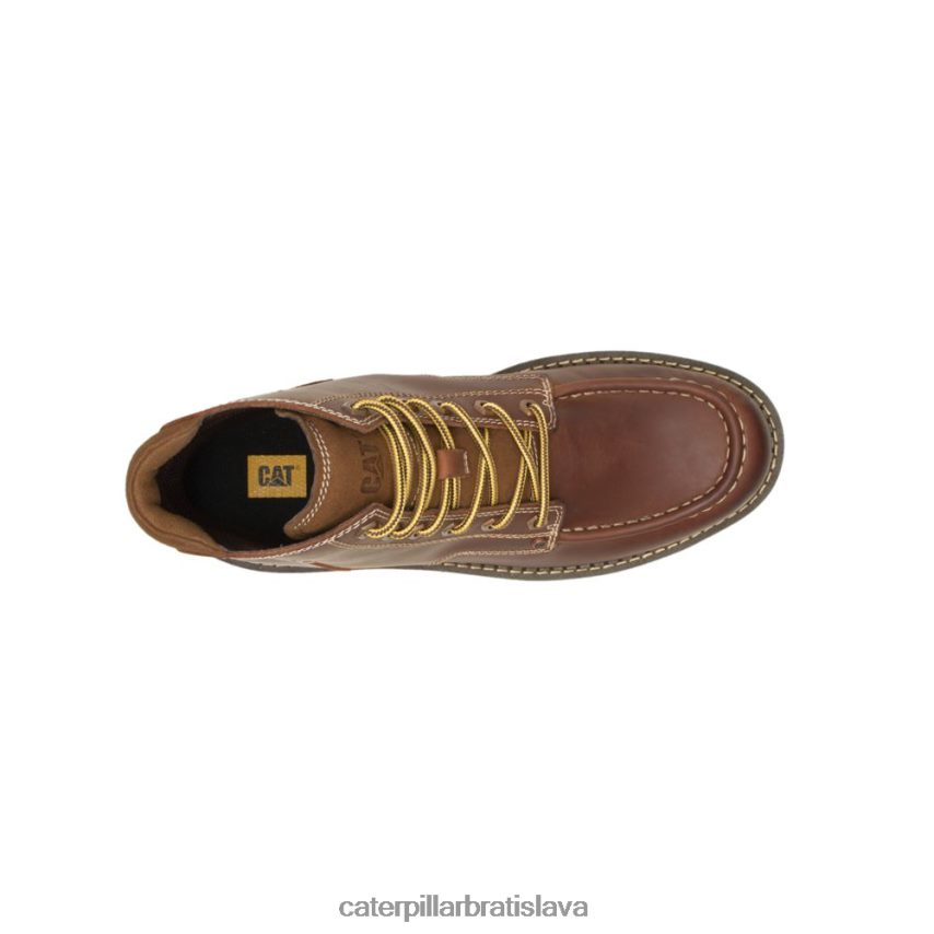 sk Caterpillar muži skrytá čižma kožená hnedá VLB4FN201 | ležérne čižmy