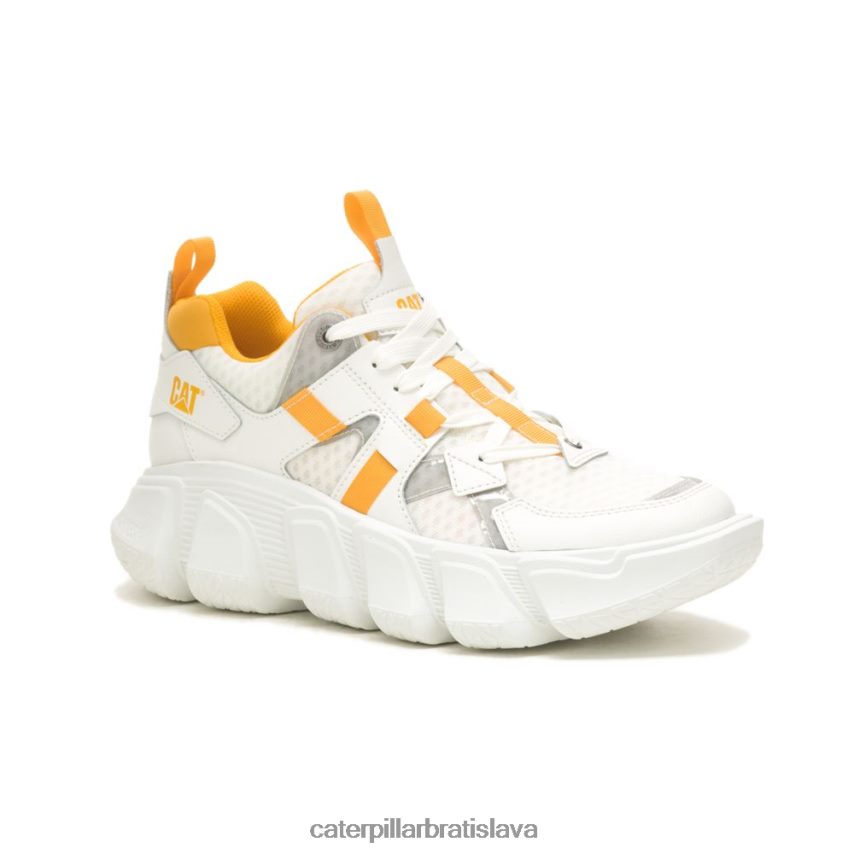 sk Caterpillar muži podvodná sieťovaná teniska žiarivo biele VLB4FN155 | ležérne hrubé tenisky