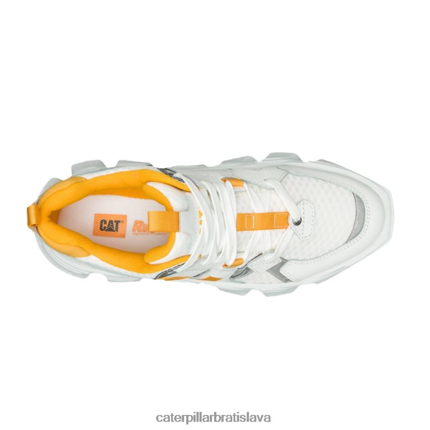 sk Caterpillar muži podvodná sieťovaná teniska žiarivo biele VLB4FN155 | ležérne hrubé tenisky