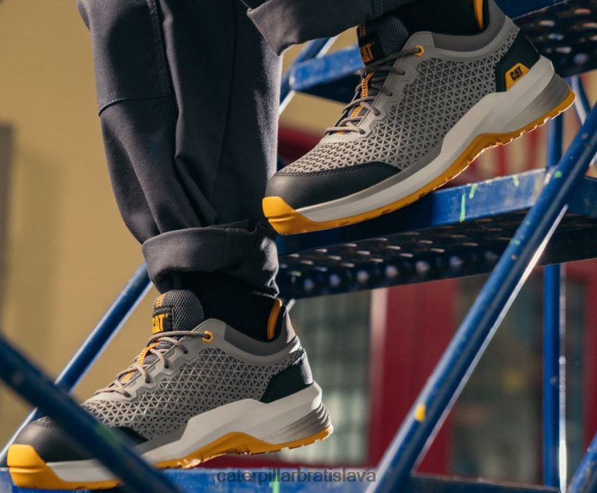 sk Caterpillar muži streamline 2.0 kompozitná pracovná topánka so špičkou stredné uhlie/paloma VLB4FN98 | pracovná obuv