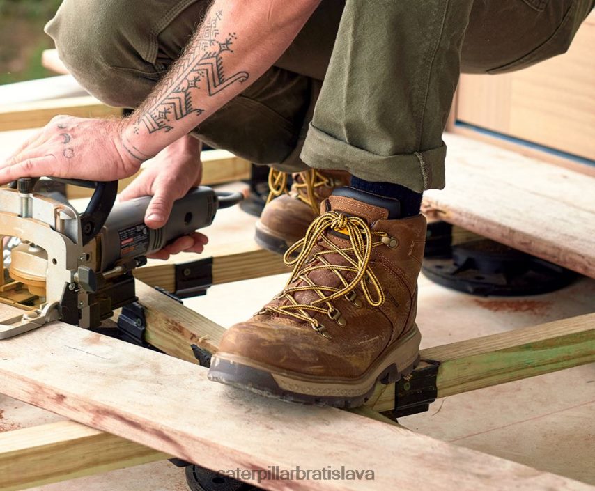 sk Caterpillar muži expozičný turista nepremokavá zliatinová špička pracovná obuv pyramída VLB4FN58 | pracovné topánky