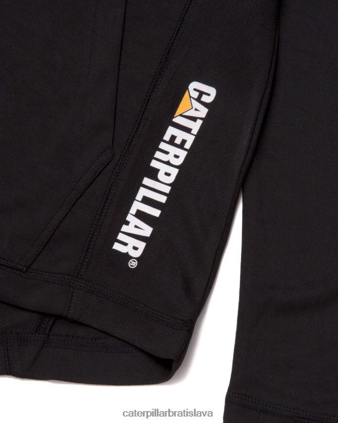sk Caterpillar ženy coolmax ľahký pulóver s kapucňou čierna VLB4FN323 | topy a vrchné oblečenie