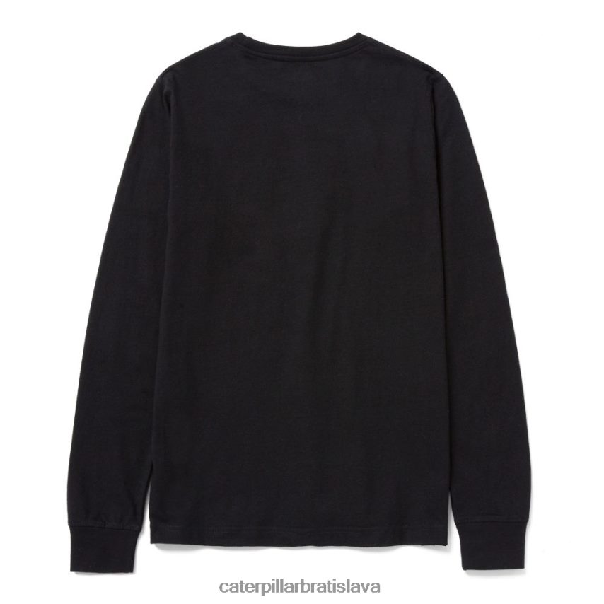 sk Caterpillar ženy značkové tričko s dlhým rukávom čierna VLB4FN319 | topy a vrchné oblečenie