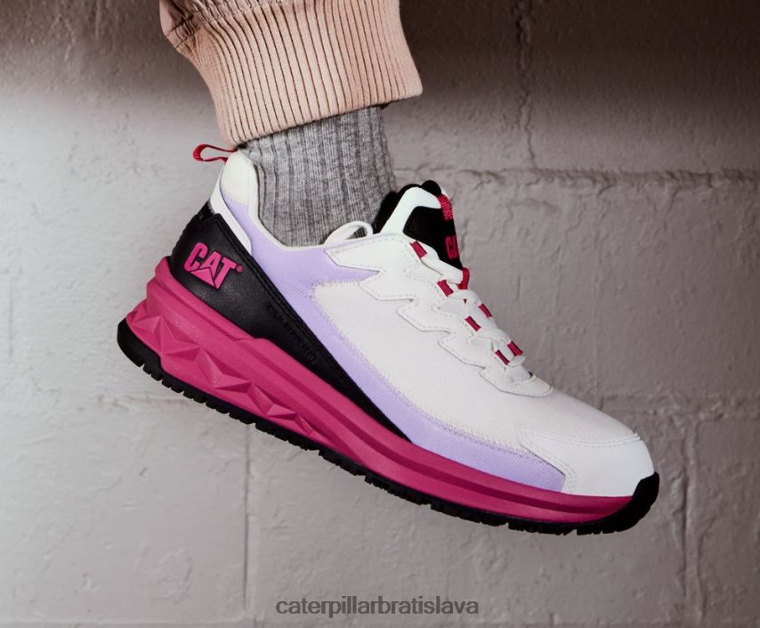 sk Caterpillar ženy streamline runner pracovná topánka z uhlíkového kompozitu žiarivo biela/čierna VLB4FN290 | pracovná obuv