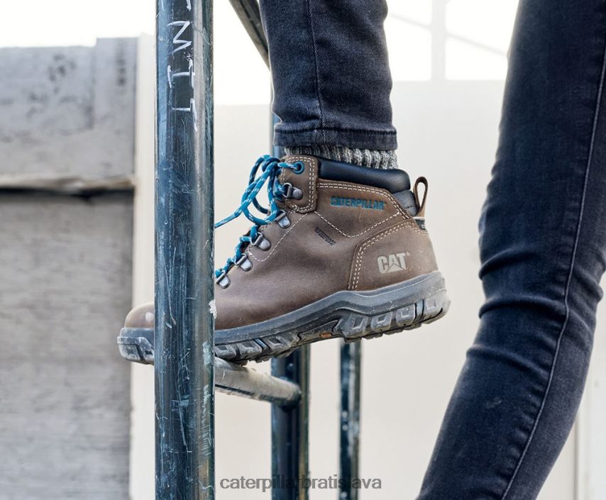 sk Caterpillar ženy Vodotesná pracovná obuv mae s oceľovou špičkou čierna VLB4FN276 | pracovné topánky