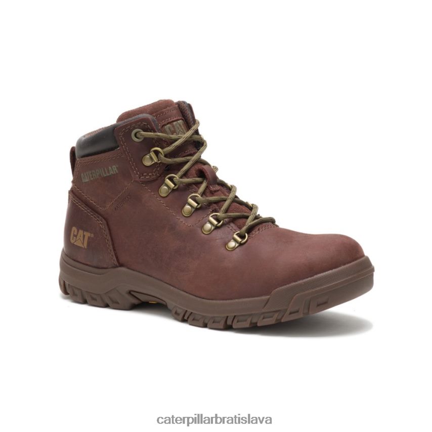 sk Caterpillar ženy Vodotesná pracovná obuv mae s oceľovou špičkou kakao VLB4FN277 | pracovné topánky