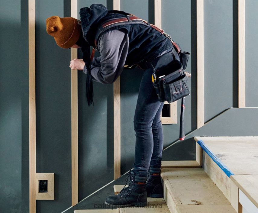 sk Caterpillar ženy echo vodeodolná pracovná obuv s oceľovou špičkou čierna VLB4FN262 | pracovné topánky